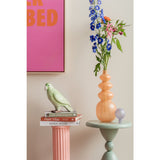 Pot de Rangement Oiseau en céramique vert, détails de finition