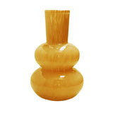 Vase jaune en verre Lindi Elite