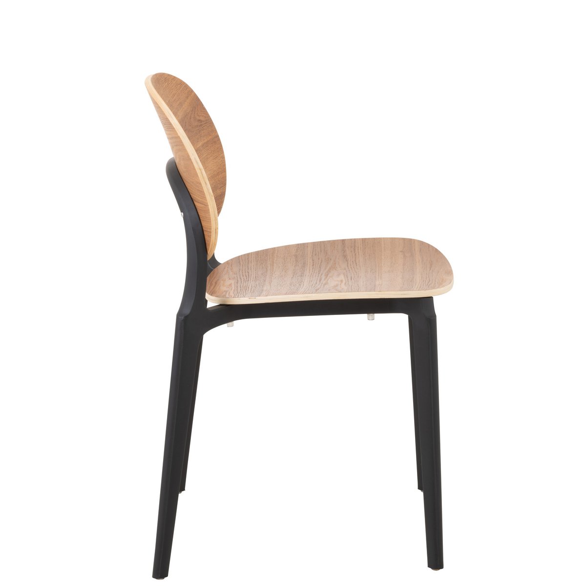Chaise J-Line Basic, vue latérale montrant le design épuré