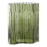 Vase - Vert Fumé, Verre, 21x12x26,5cm