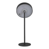 Lampe de table de batterie LED magnétiquement "Ella" pour l'extérieur et à l'intérieur, en métal et en plastique en noir, 35 cm de haut