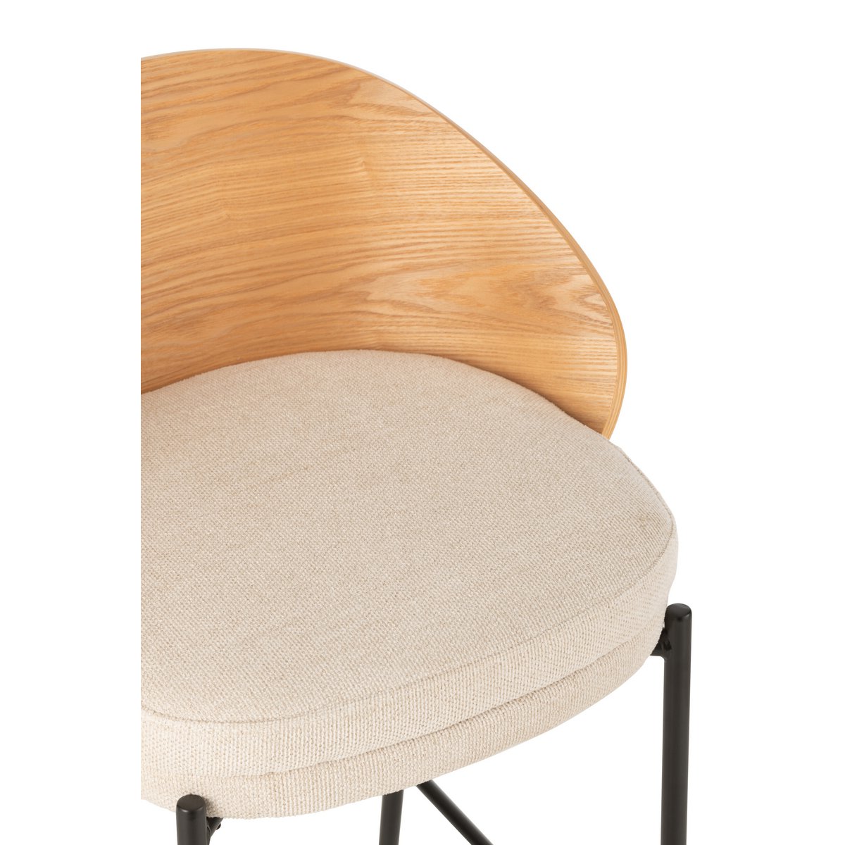 Ambiance cosy avec le tabouret de bar Lone J-Line en décoration intérieure