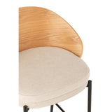 Ambiance cosy avec le tabouret de bar Lone J-Line en décoration intérieure