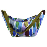 Sac demi-lune Joy Multicolore avec motif artistique audacieux