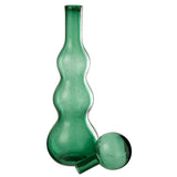 Bouteille Carol en verre vert - vue avant
