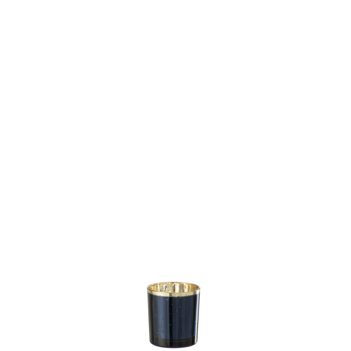 Vue du bougeoir J-Line Edge sur une table moderne