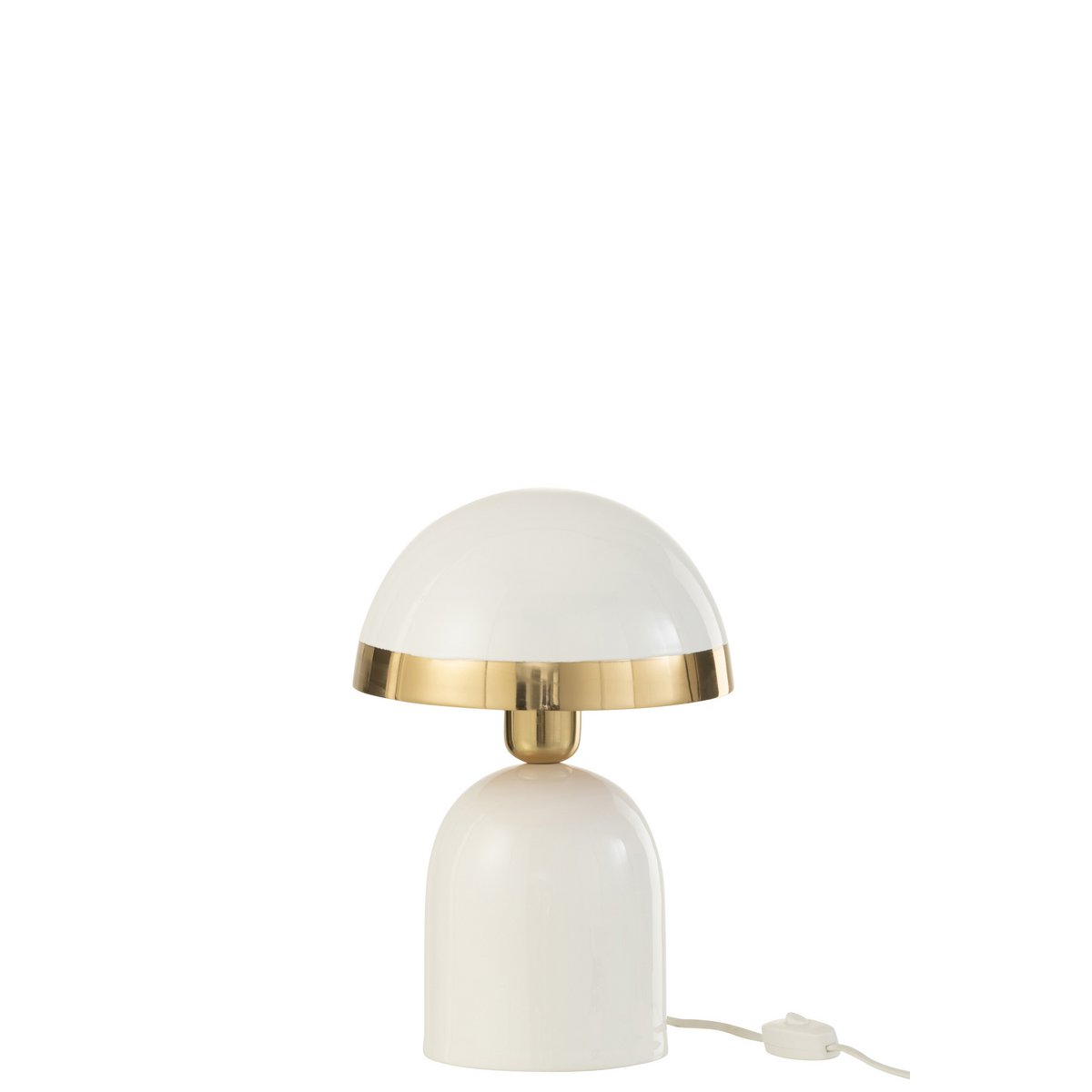 Vue latérale de la lampe de table J-Line Gold Border