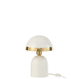 Vue latérale de la lampe de table J-Line Gold Border