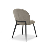 Chaise cuba tissu aragon beige