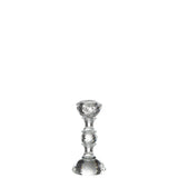 Bougeoir Marie en cristal transparent, design élégant et classique