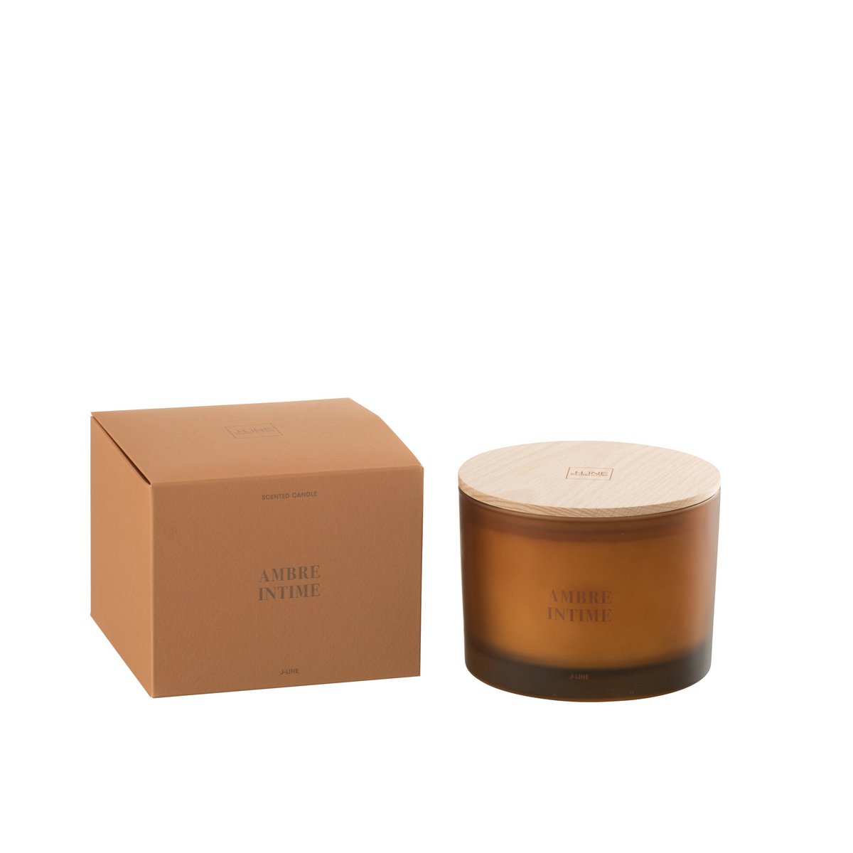Bougie J-Line Ambre Intime avec lumière douce et chaleureuse