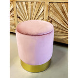 Tabouret en velours tabouret de décoration et tabouret de velours de décof avec espace de stockage u.