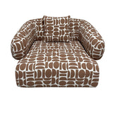 Fauteuil lounge Kathmandu Amon Terre cuite