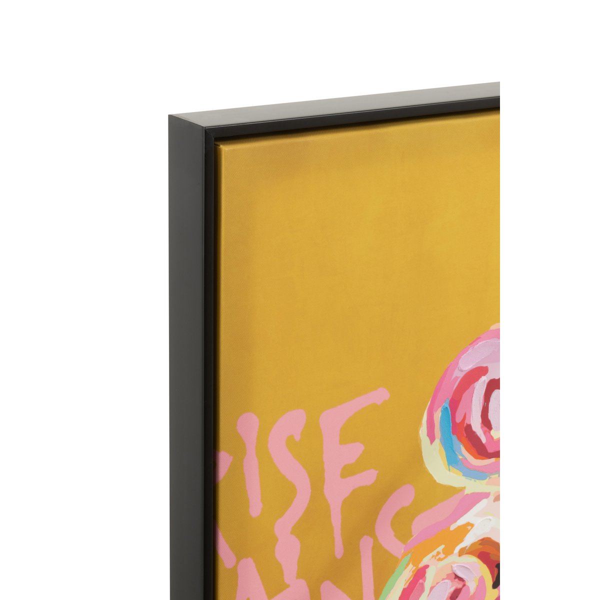 J-Line décoration murale Graffiti Woman Lipstick - toile/peinture - mix