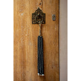 Le gland en perles de bois - Noir