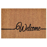 Tapis coco 60 x 40 cm paillasson paillasson paillasson tapis anti-poussière porte d'entrée