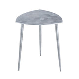 Table d'appoint Table décorative en métal en 4 parties ALSTER 40x45x40 cm Classe triangulaire.