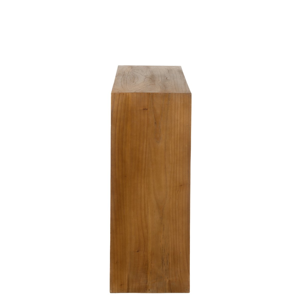 Détail de l'étagère murale Kubus J-Line, finition bois