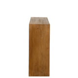 Détail de l'étagère murale Kubus J-Line, finition bois