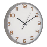 Horloge Murale Greenwich Ø35cm, détail du cadran minimaliste