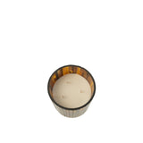 Bougie J-Line Noa Zesty Sunburst en verre, vue de face