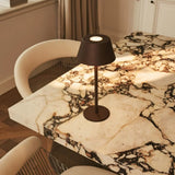 Lampe de table Milou Mocha Marron sans câble