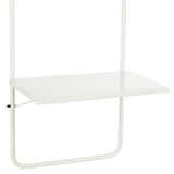 Table d'appoint d'extérieur Seattle Blanc