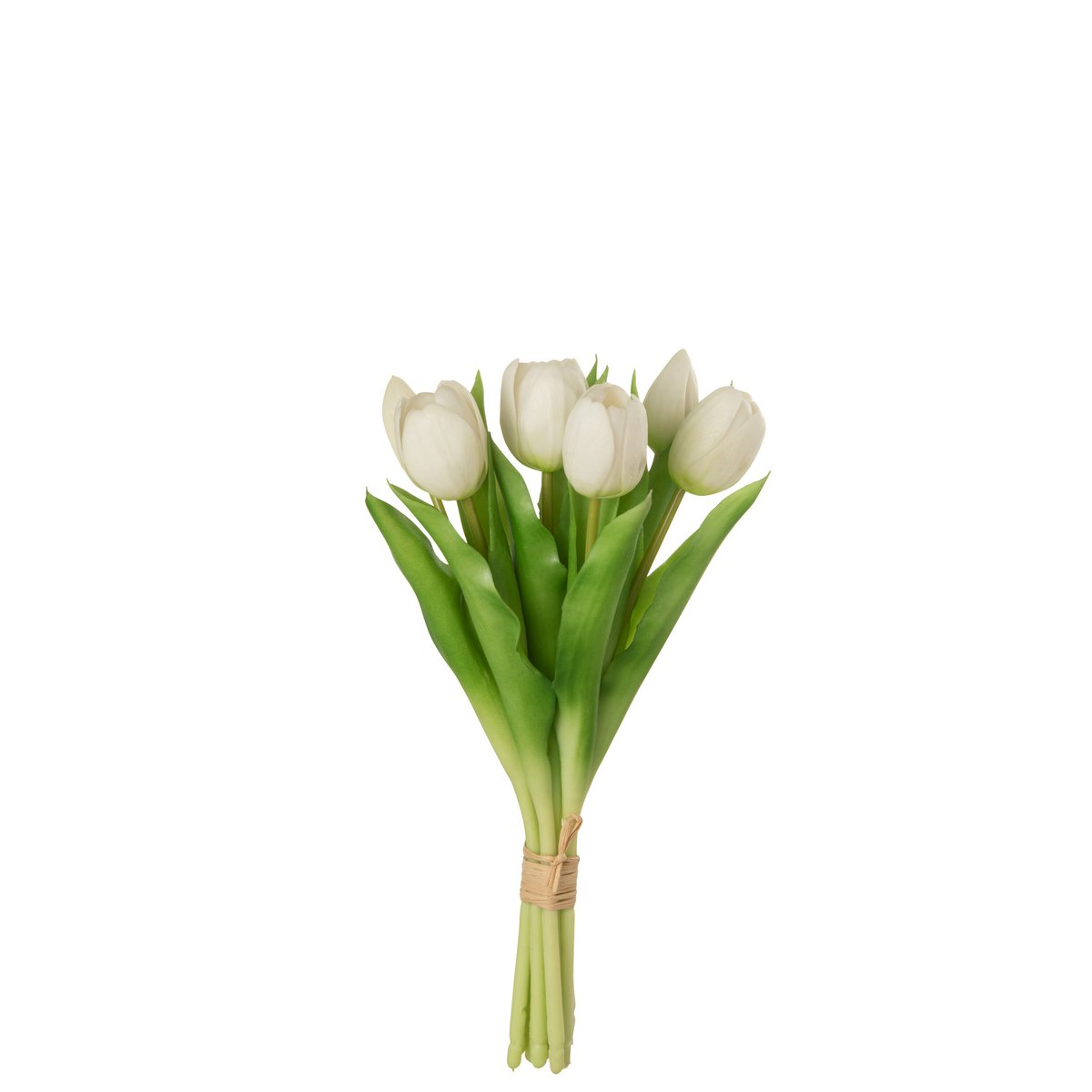 Ambiance cosy avec le bouquet de tulipes J-Line dans un salon