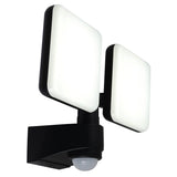 Lampe murale externe LED "Jaro" avec détecteur de mouvement à 360 °, en plastique en anthracite, avec LED intégré