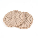 Le Dessous de Verre en Coton - Beige