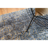 Tapis Eco - Broadway Glitter - Tapis noir et or