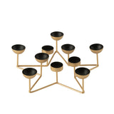 Photophore Étoile J-Line sur une table, ambiance chaleureuse