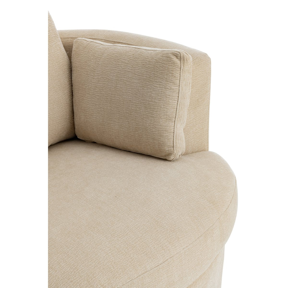 Chaise longue Swiv en bois de peuplier, mise en scène