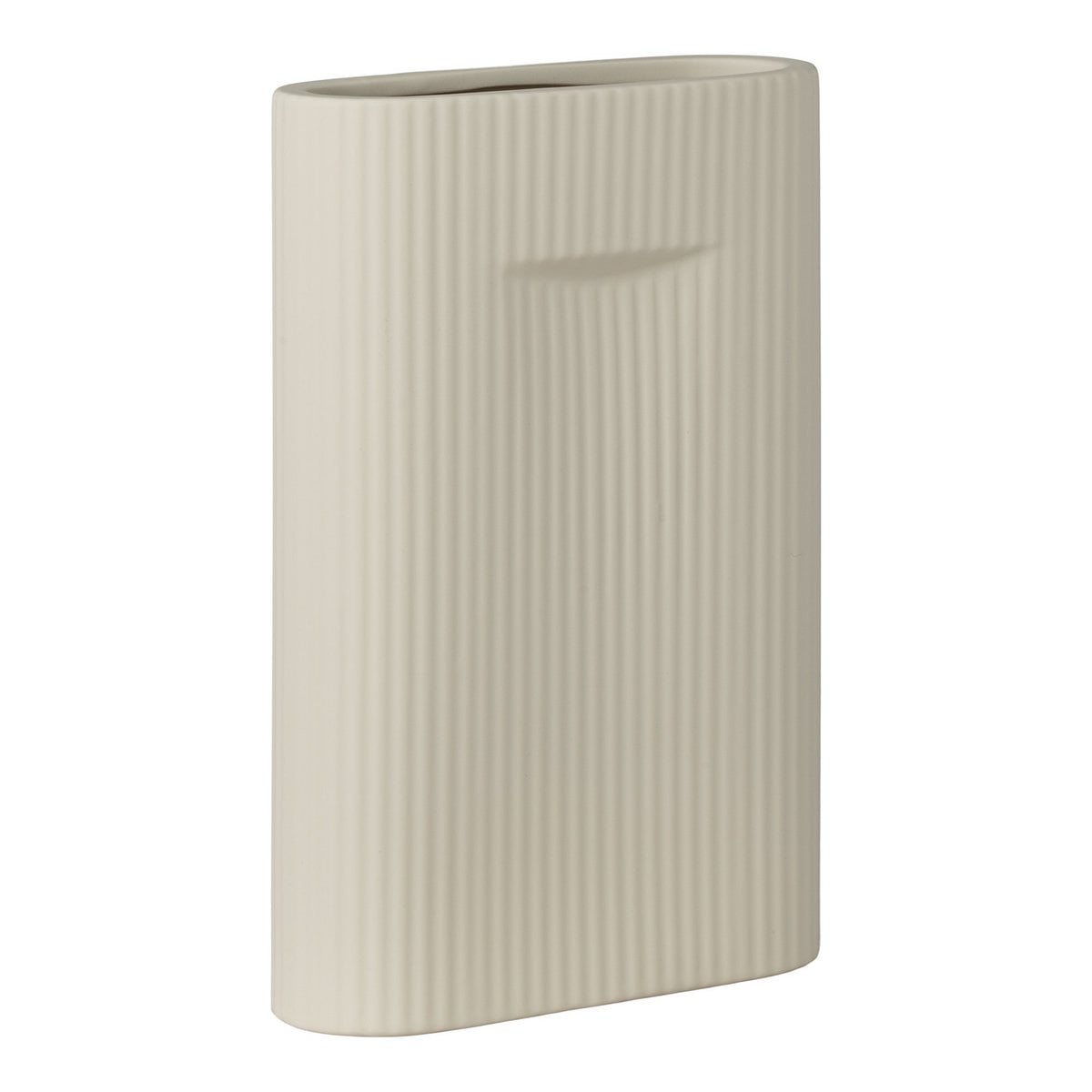 Vase en céramique gris, détail de la base
