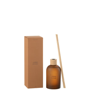 Diffuseur J-Line Ambre Intime avec bâtonnets en bois