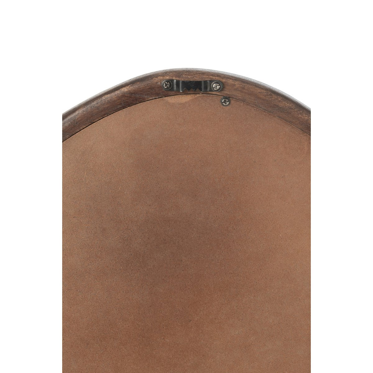 Détail du miroir J-Line Whisp - finition en bois