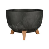 Jardinière d'extérieur Doppio Noir