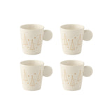 Ensemble de 4 tasses J-Line - design contemporain pour vos boissons