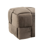 Pouf J-Line moderne, parfait pour salon ou chambre, vue d'ambiance