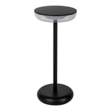 «Pasi» de tablette sans fil pour l'extérieur et à l'intérieur, en métal et en plastique en noir, dimmable, avec une fonction tactile et mémoire, environ. 26 cm de haut
