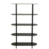Étagère J-Line Oval - fer - noir