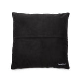 La Housse de Coussin en Cuir à Quatre Panneaux - Noir - 40x40