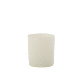 Photophore J-Line Snowy, détail de la base en verre