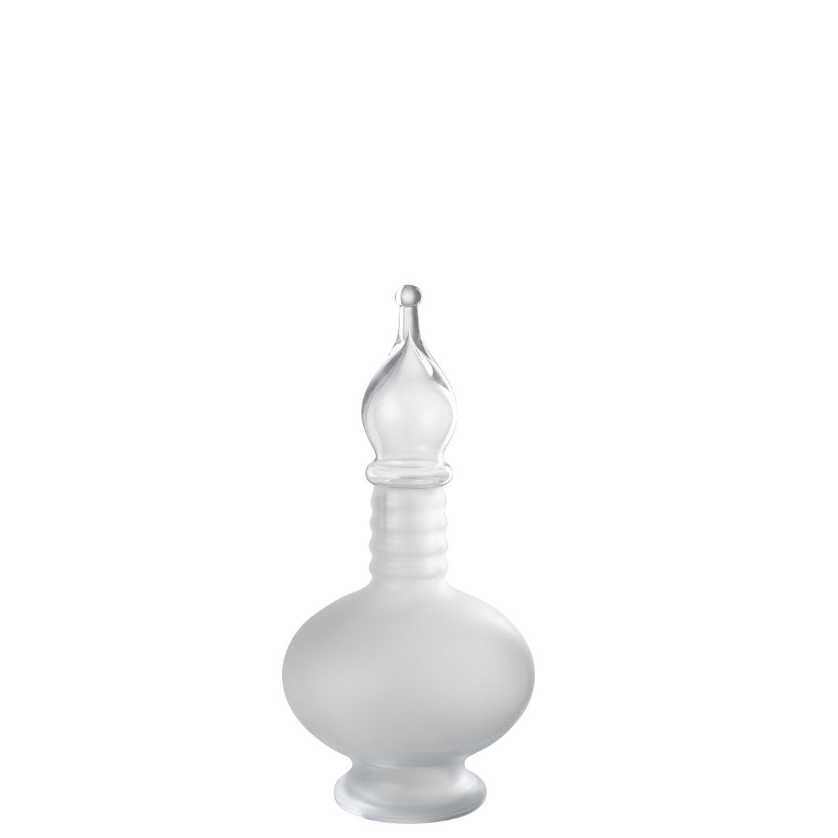 Vase Joey en verre transparent, design moderne et épuré.
