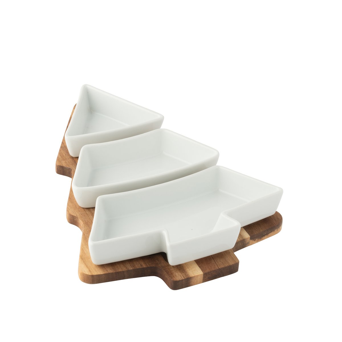 Vue de la planche à tapas J-Line sur une table dressée pour un dîner