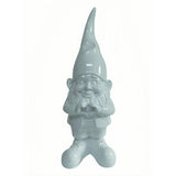 Coeur de gnome en polyrésine blanc