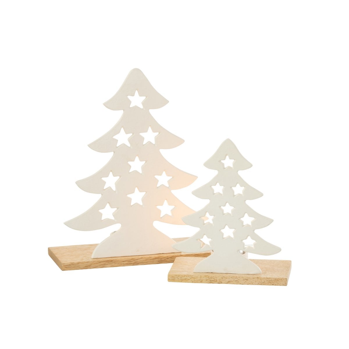 Photophore Sapin de Noël J-Line, ambiance lumineuse dans un salon