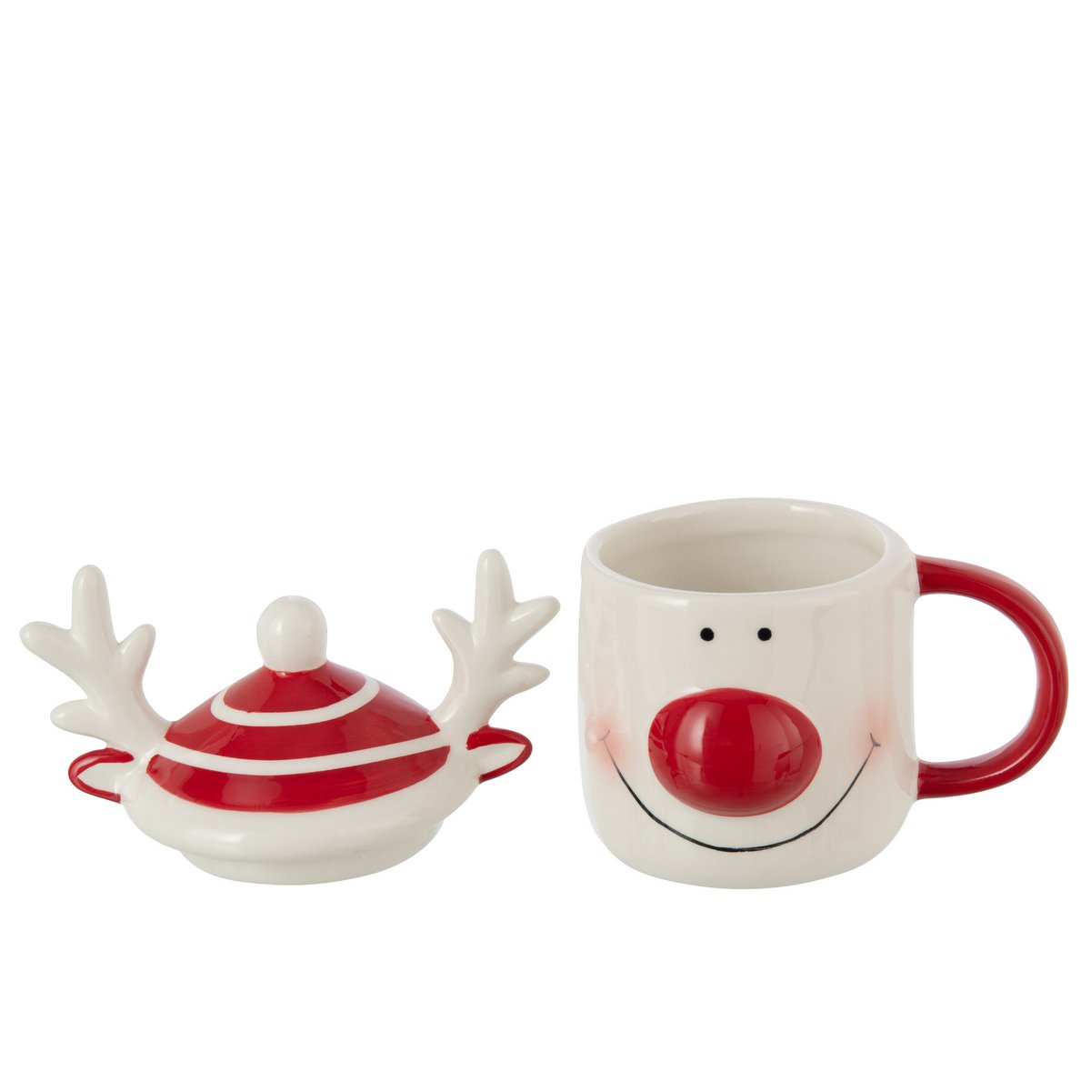 Ambiance de table avec le mug Renne J-Line, parfait pour le café