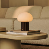 Lampe de table rechargeable Jord marron foncé