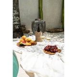 Assiette ronde en racine de teck - M
